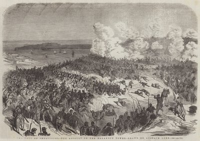 La caída de Sebastopol, el asalto a la Torre Malakoff de Gustave Dore